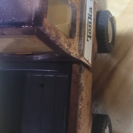 Vintage Tonka Pickup Truck – Brown Pressed Steel – Classic Collectible Toy