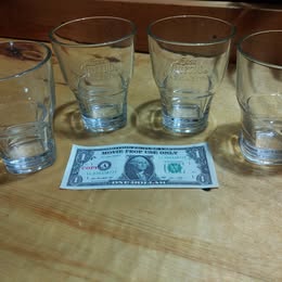 Vintage Jose Cuervo Margaritas Embossed Cocktail Glasses – Set of 4
