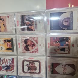Vintage Coca-Cola Collectors Cards Binder + Sealed Pack + Bonus Collectibles