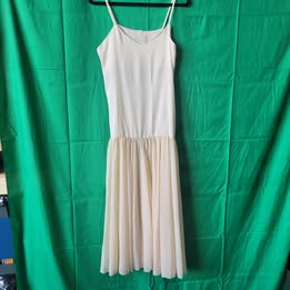 NEW Rosa Clothing Ivory Midi Slip Dress