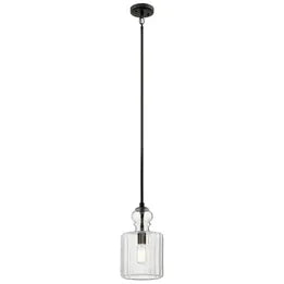 Kichler Riviera 1-Light Pendant – 7.75” Wide (Model 43954)