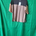 NEW Rosa Clothing Boutique Textured Color Block Top