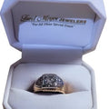 1.40CT Natural Diamond Men’s Ring 14K Two Tone Gold  Size 10