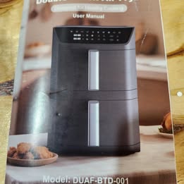 Double Stack Air Fryer – Dual Basket, 1700W