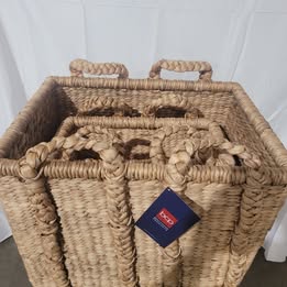 3 Hyacinth Basket Set