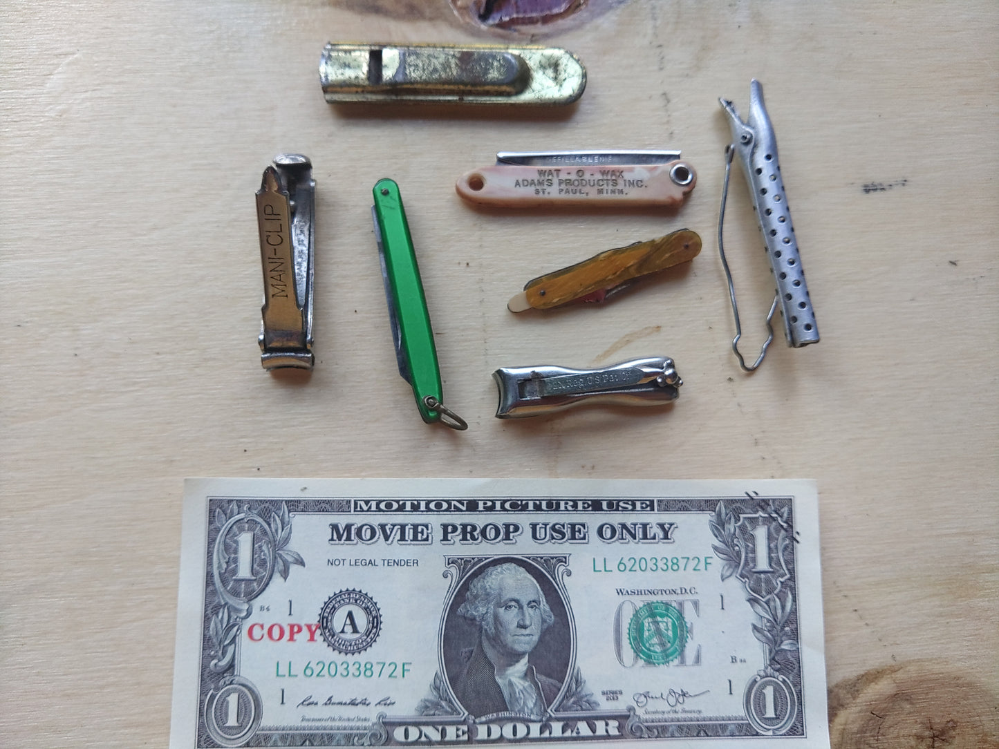 Vintage Mini Pocket Knives, Clippers, and Novelty Items
