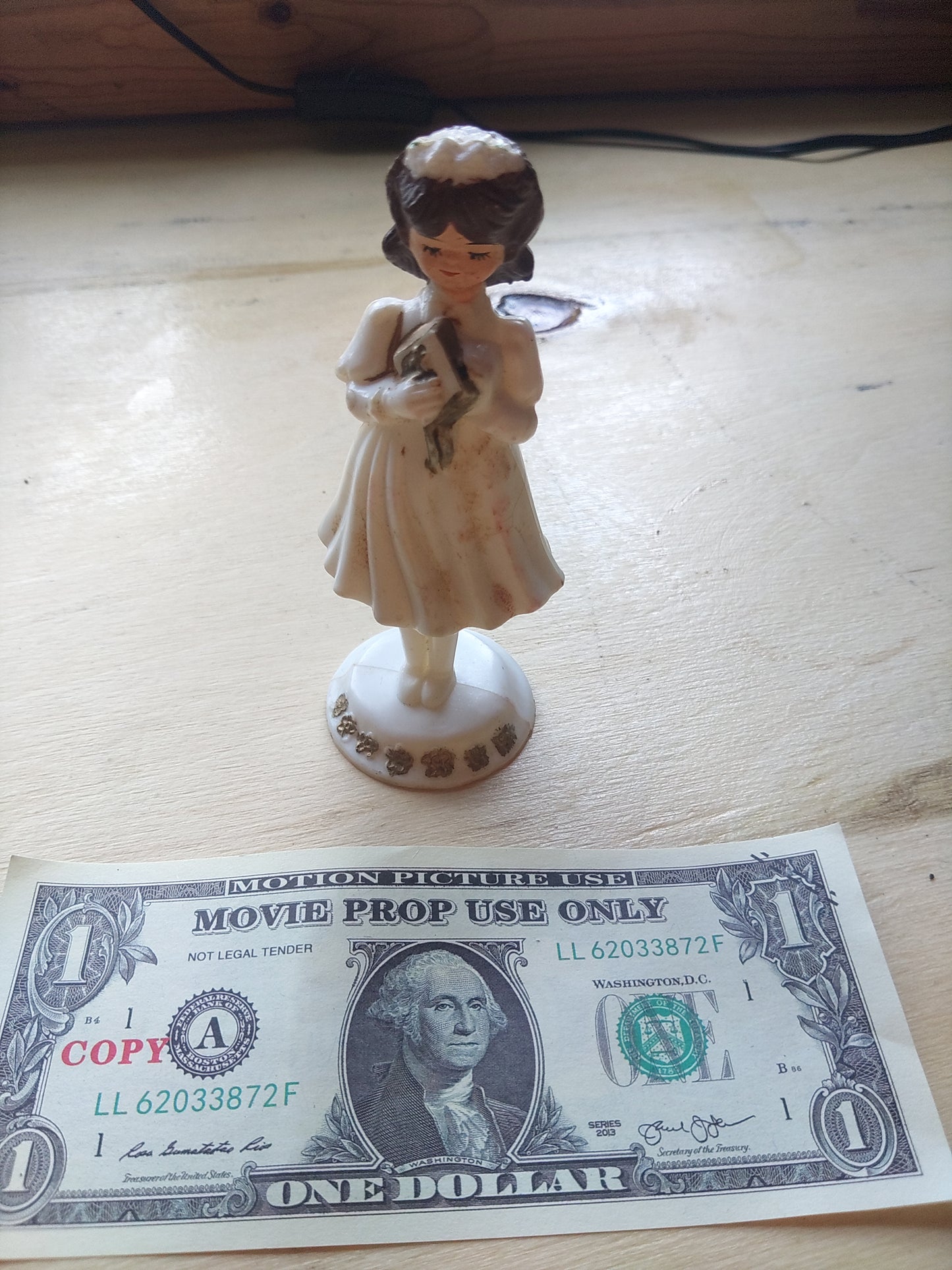 Vintage Plastic Figure Cake Topper