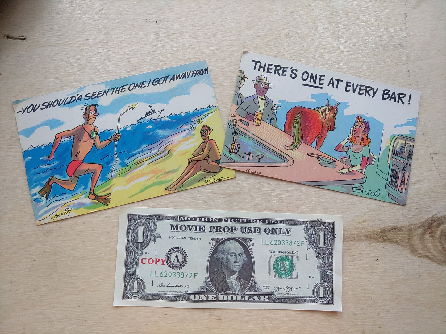 Vintage mid-century comic/humor postcards